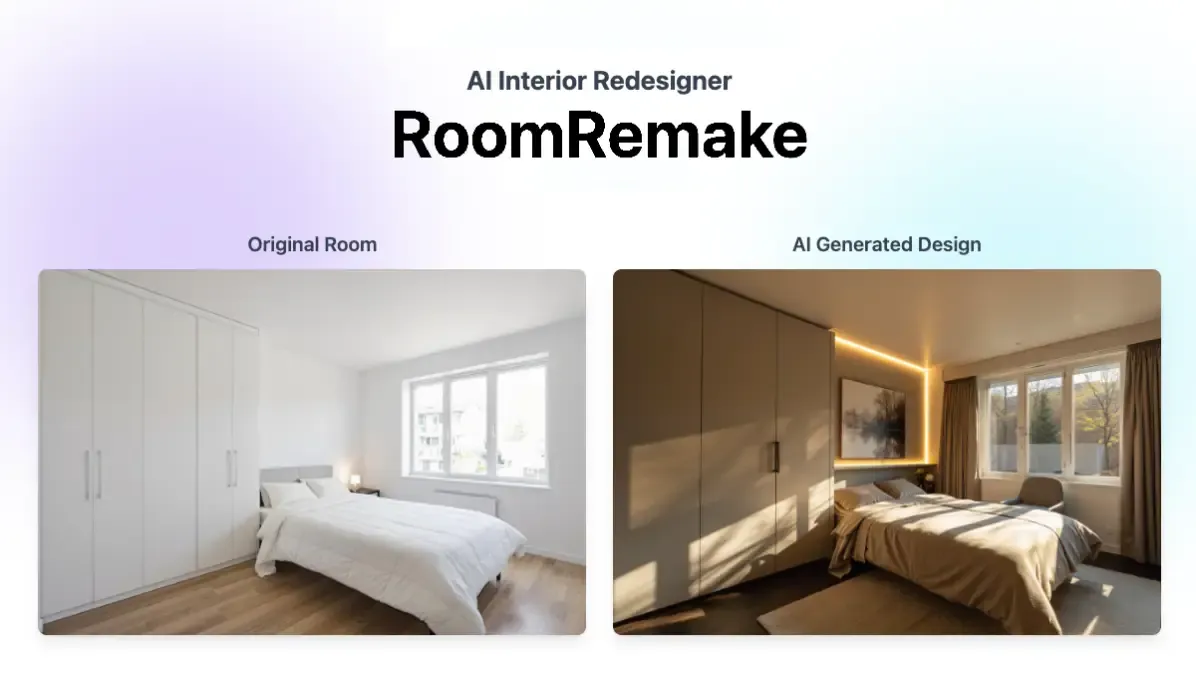 RoomRemake - AI Interior Redesigner